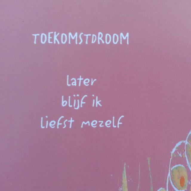 Toekomstdroom bij blog